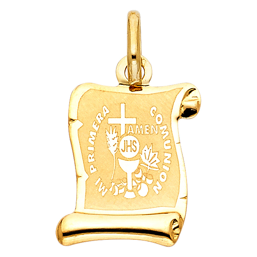 14KY COMMUNION PENDANT