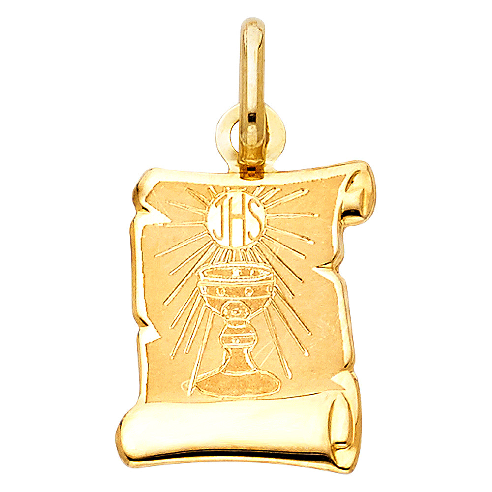 14KY COMMUNION PENDANT
