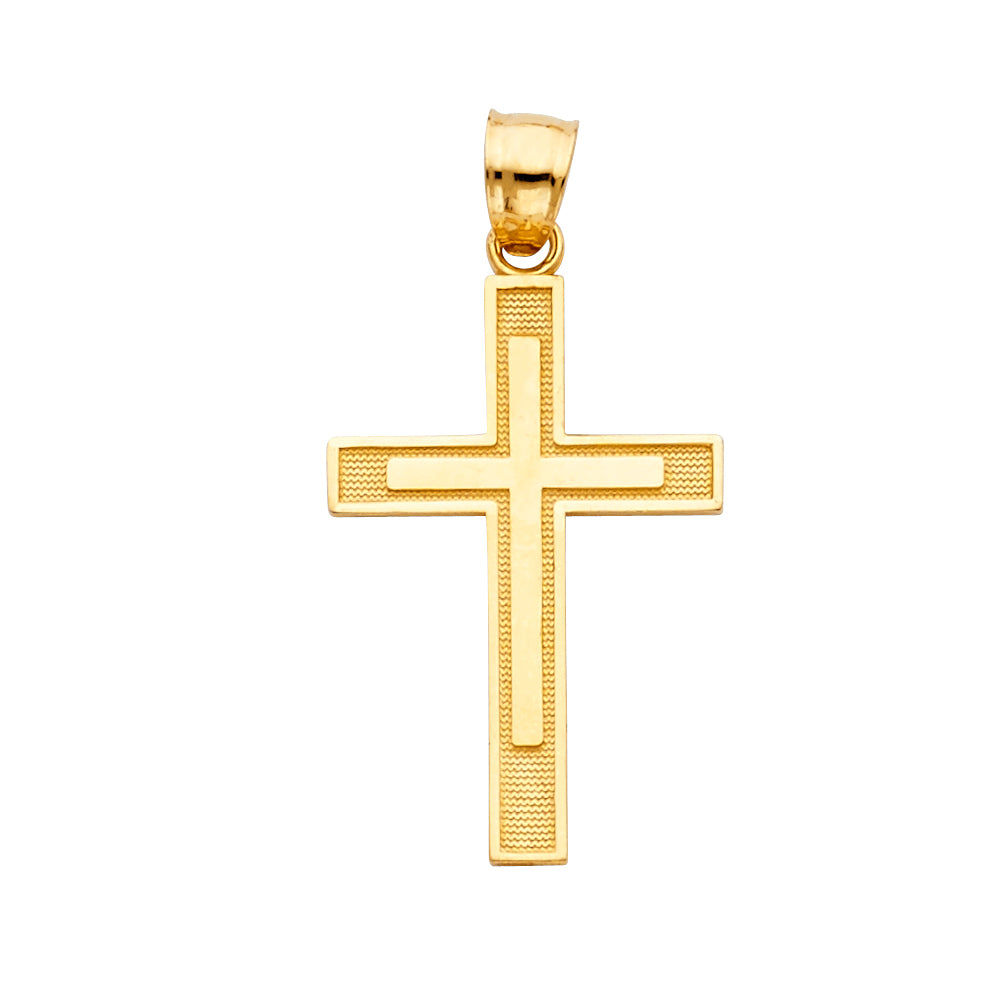 14KY LATIN CROSS PEND