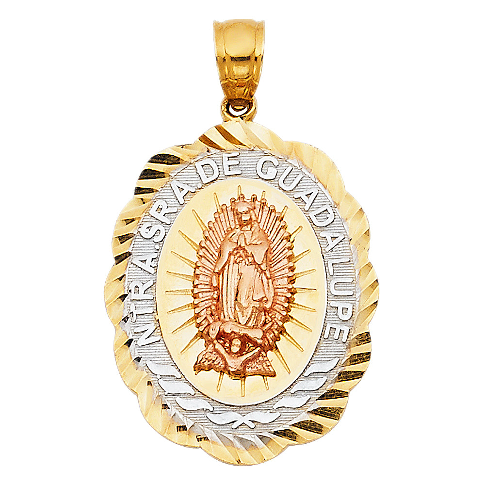 14K 3C OUR LADY OF GUADALUPE PENDANT