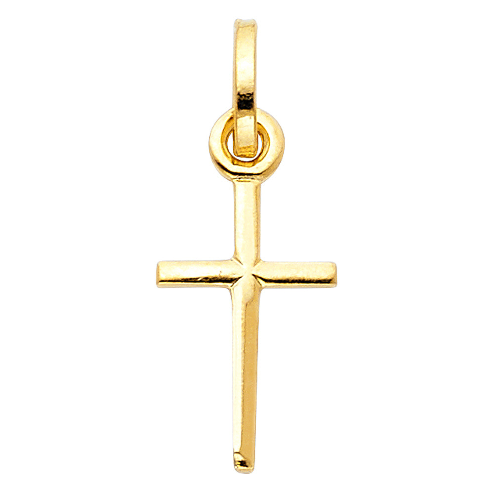 14KY SOLID LATIN CROSS