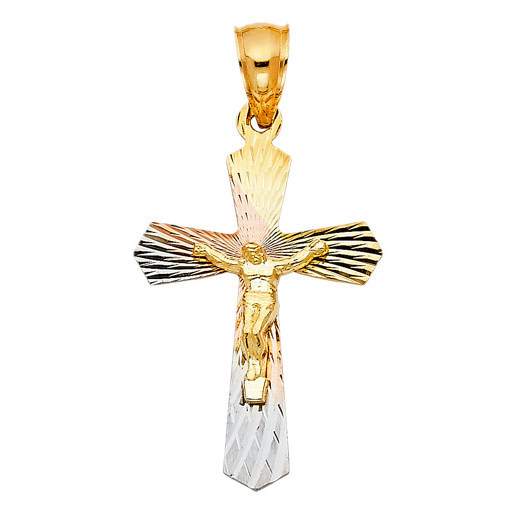 14K 3C CRUCIFIX CROSS