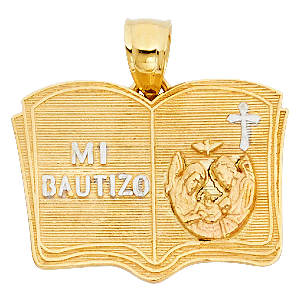 14K 3C BAPTISM PENDANT