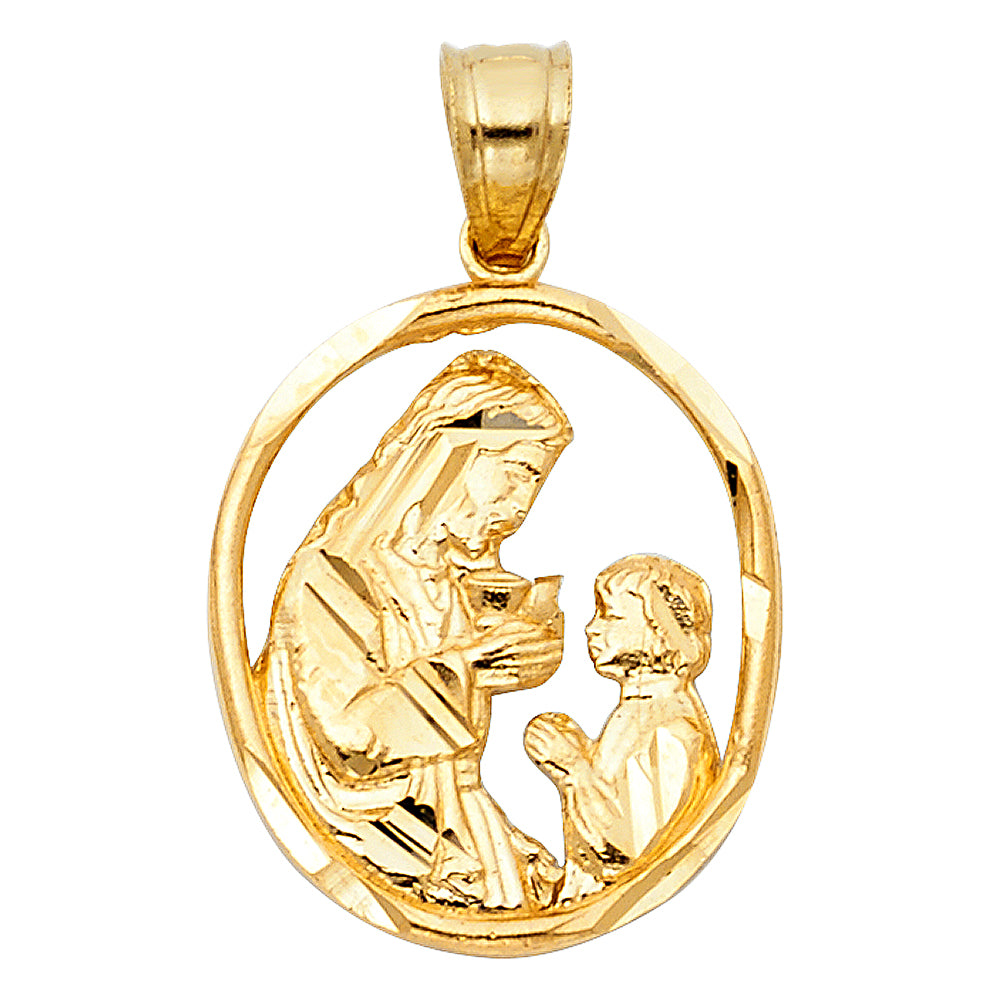 14KY COMMUNION PENDANT