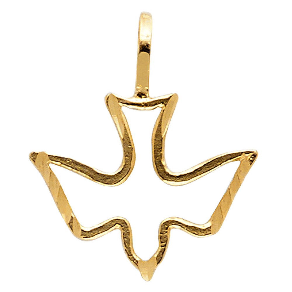 14KY ESPIRITU SANTO DOVE PENDANT