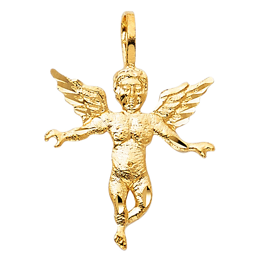 14KY ANGEL PENDANT