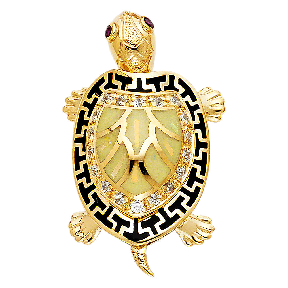14KY Gllowin Dark Turtle Pent