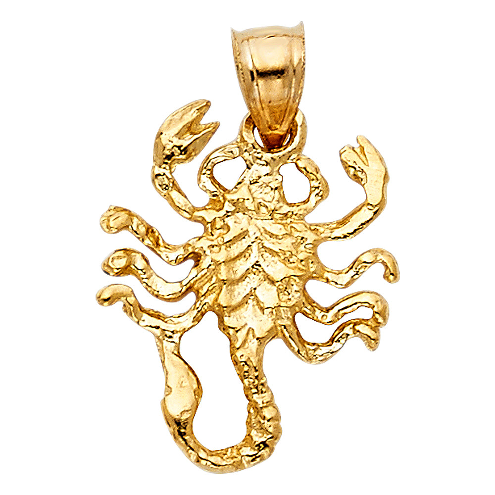 14KY SCORPION PENDANT