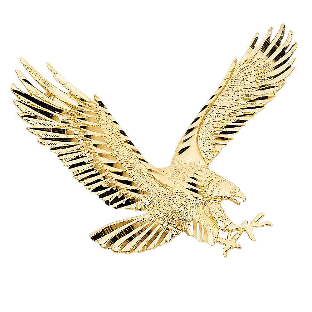 14KY EAGLE PENDANT