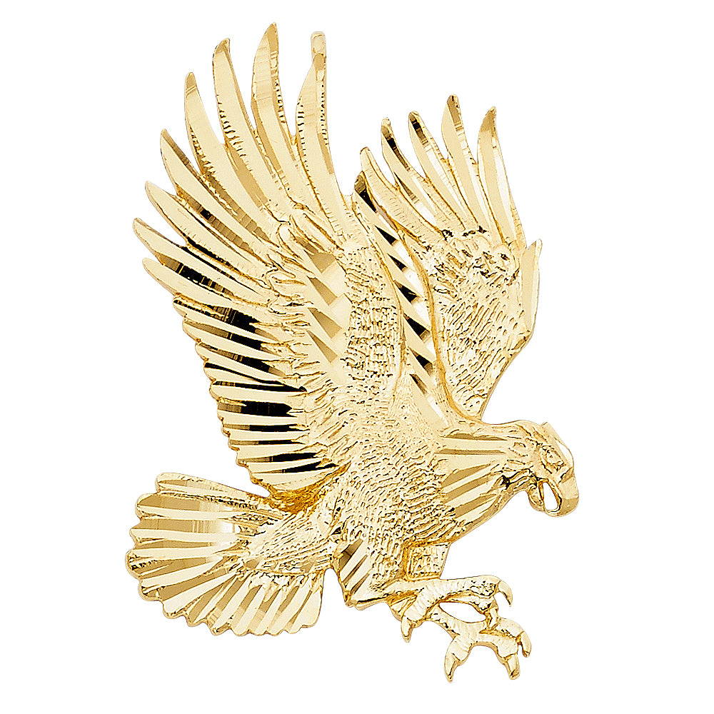 14KY EAGLE PENDANT