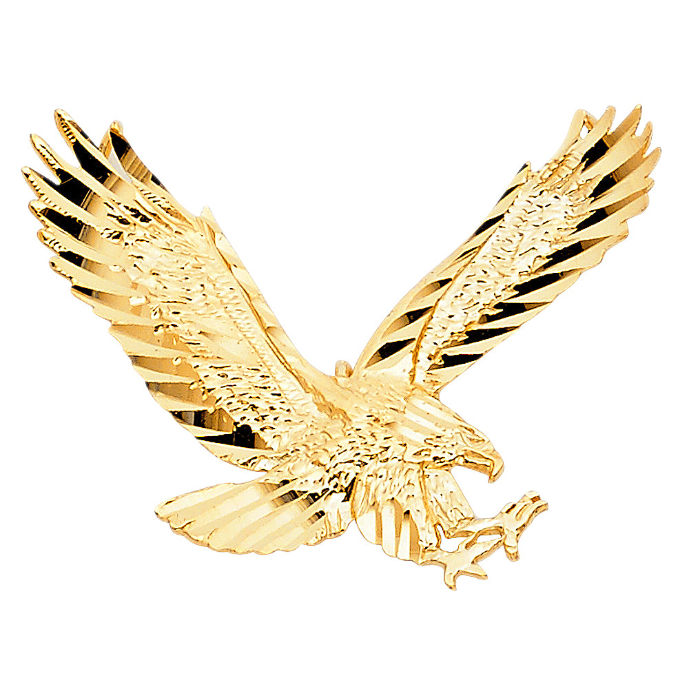 14KY EAGLE PENDANT