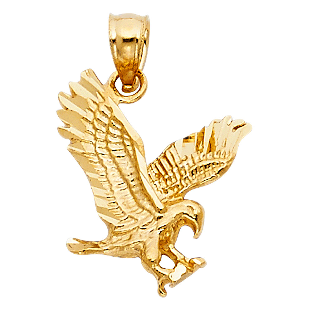 14KY EAGLE PENDANT