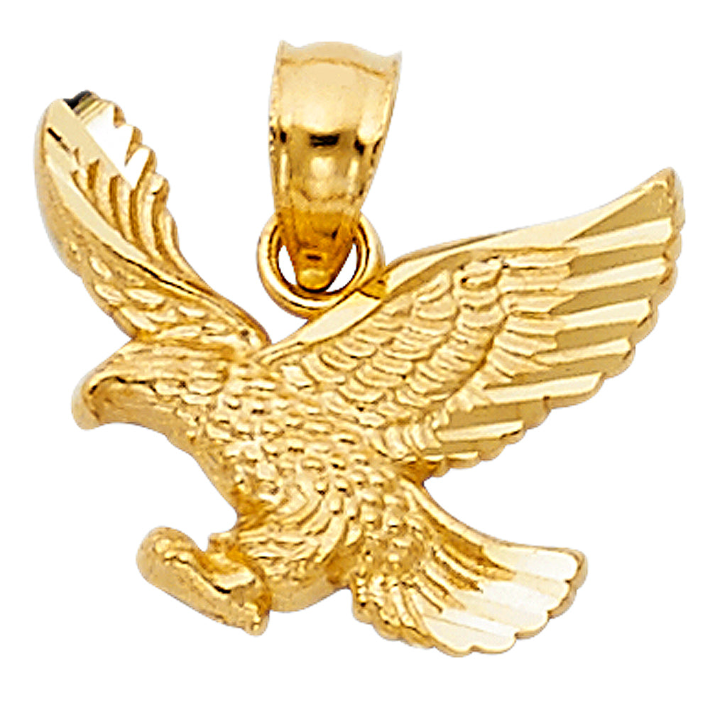 14KY EAGLE PENDANT