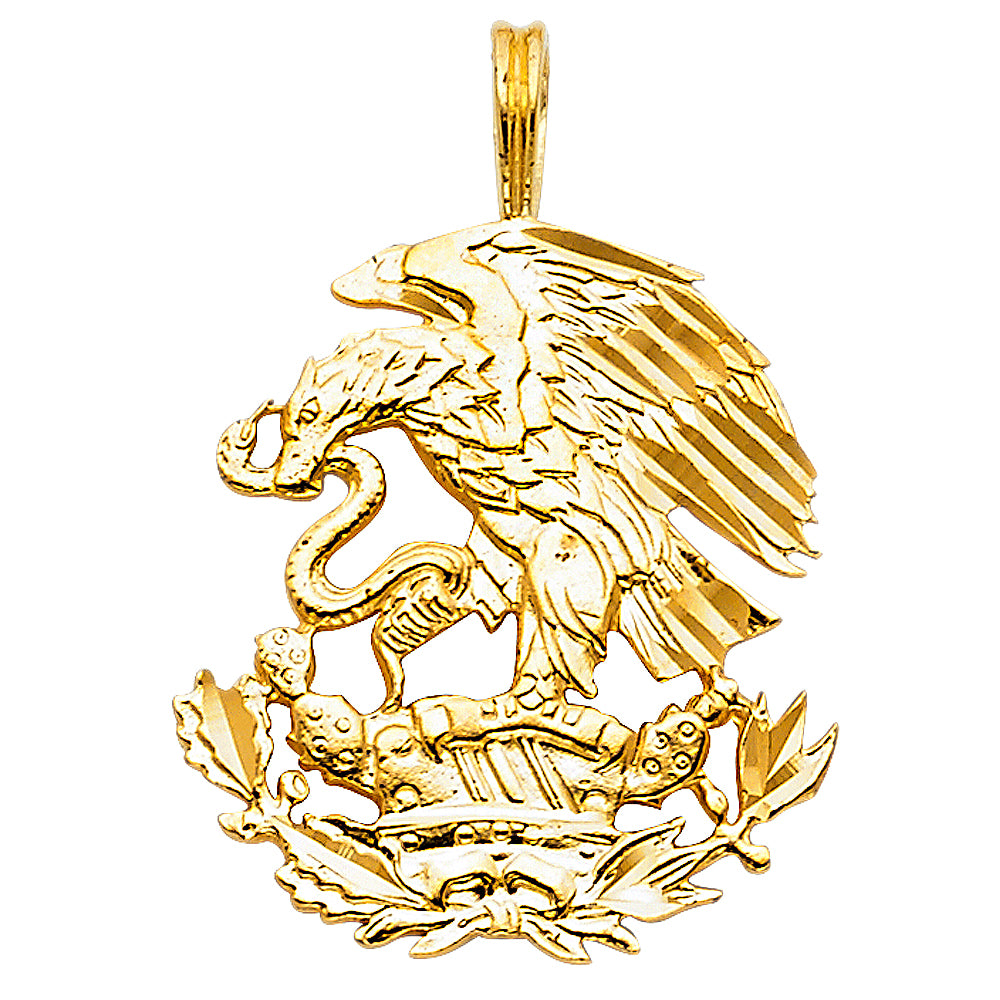 14KY EAGLE PENDANT