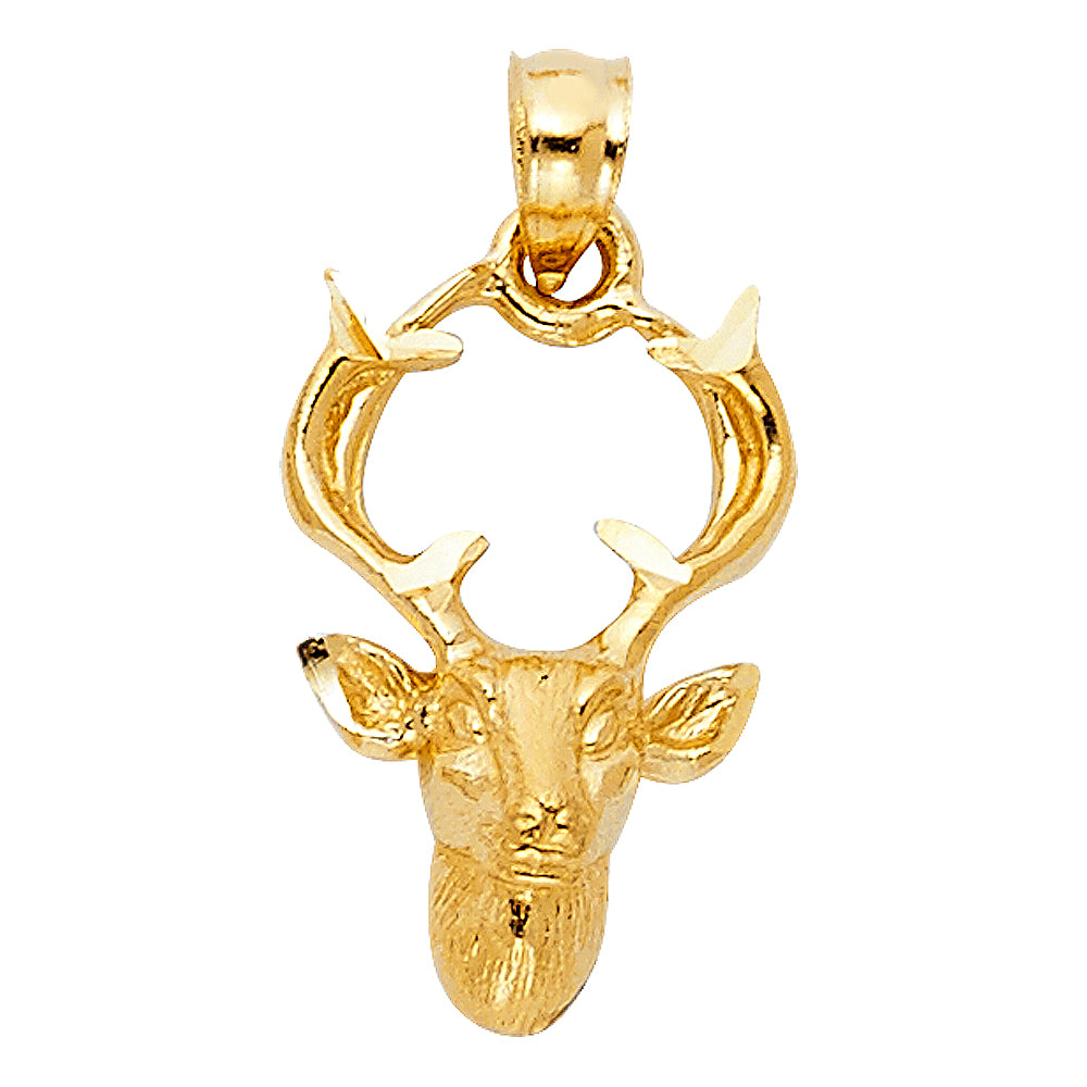 14KY BUCK PENDANT