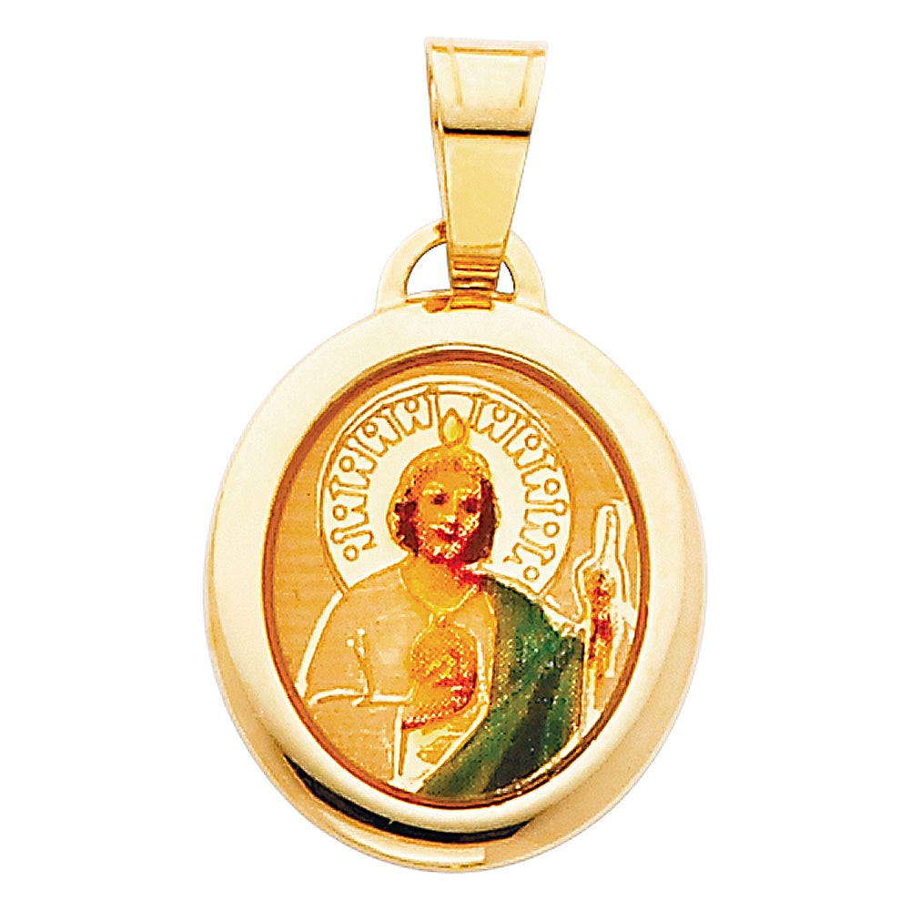 14KY ST. JUDE THADDEUS PIC PENDANT