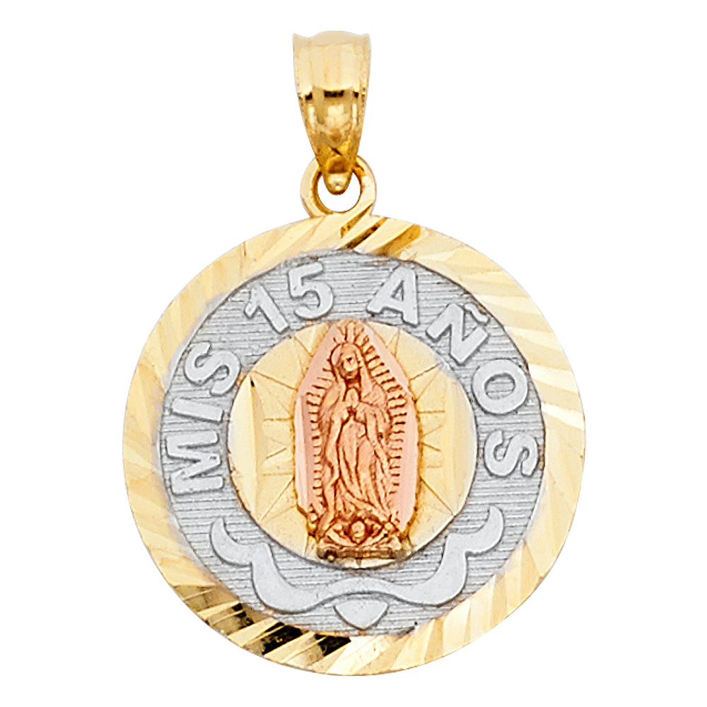 14K 3C 15 YEARS PENDANT