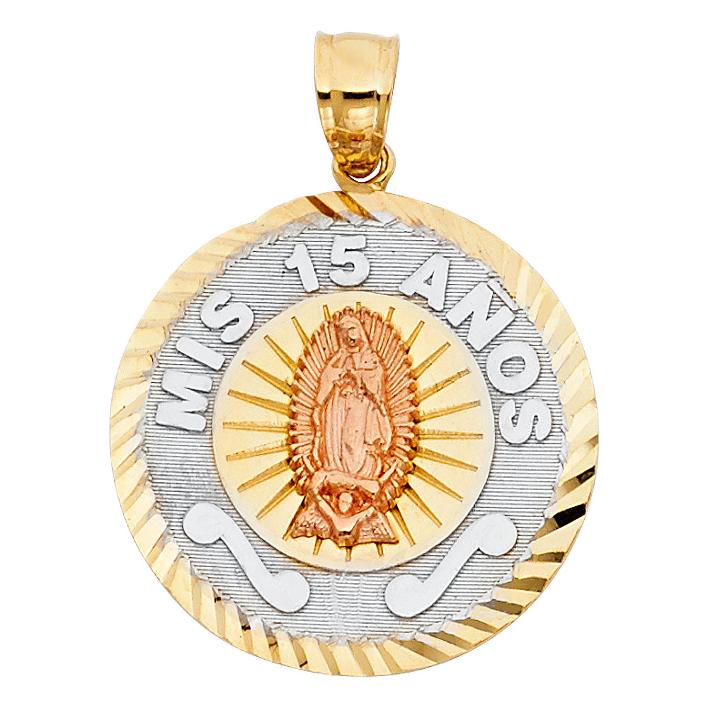 14K 3C 15 YEARS PENDANT