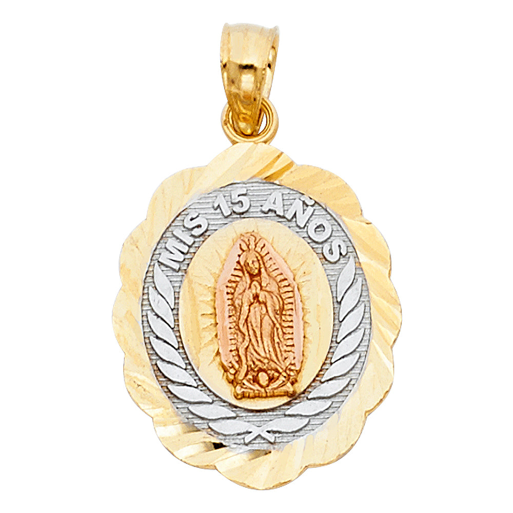 14K 3C 15 YEARS PENDANT