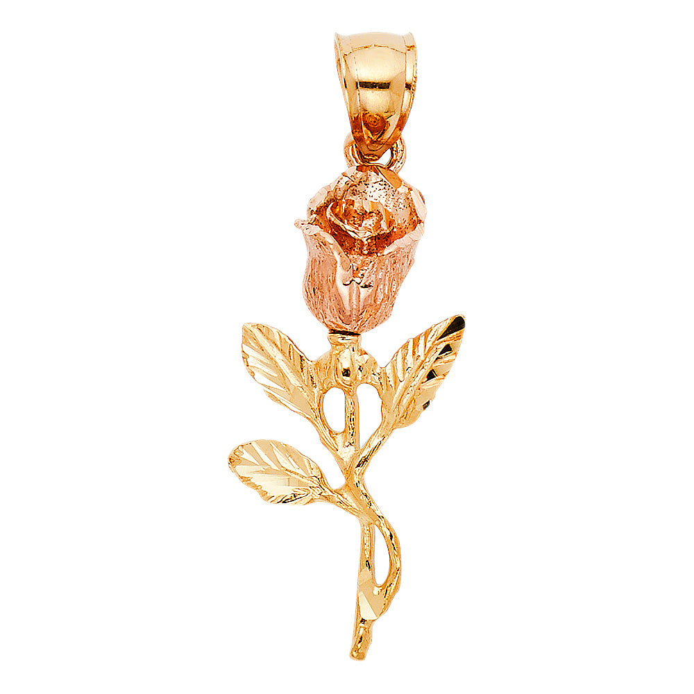 14K 2C ROSE PENDANT