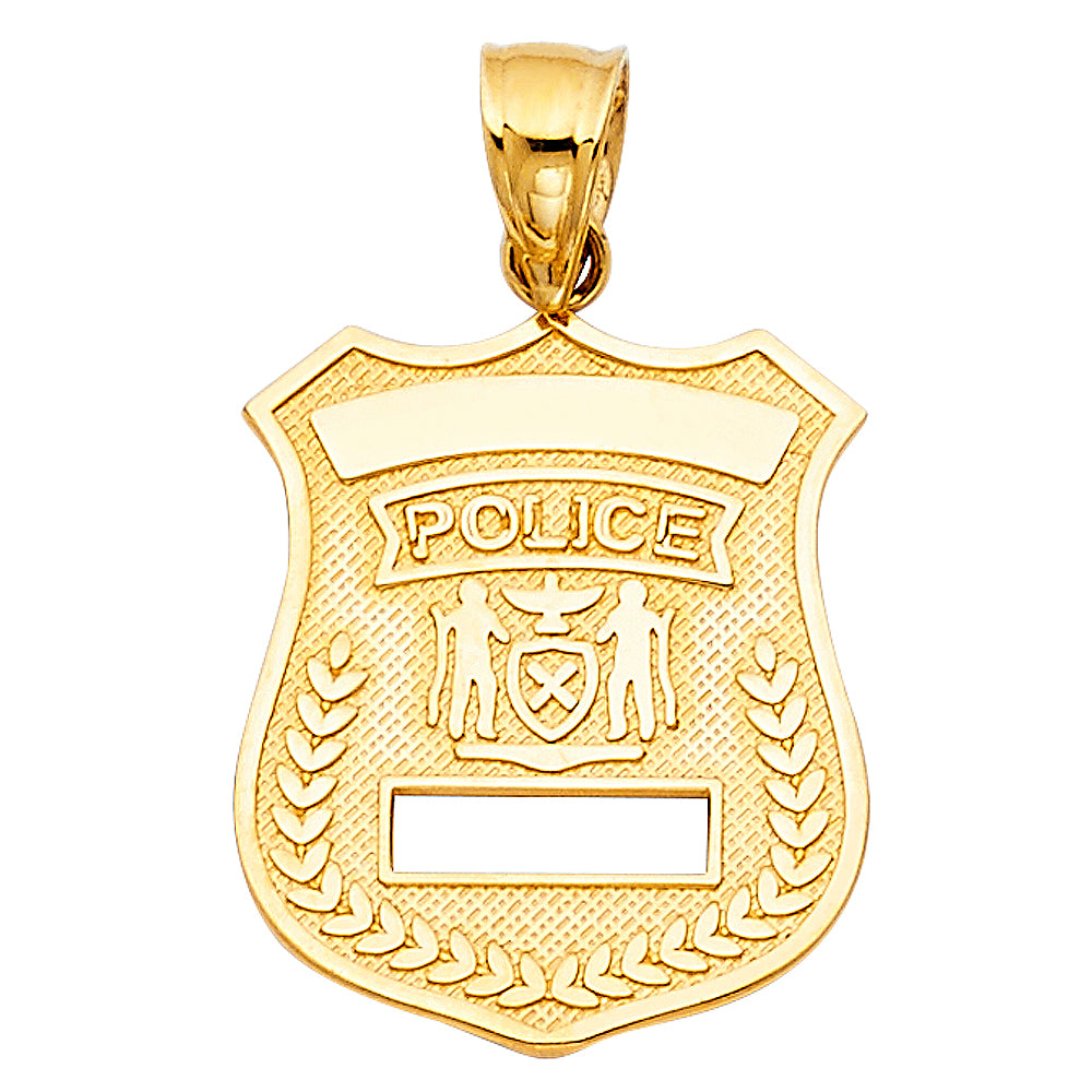 14KY POLICE PENDANT