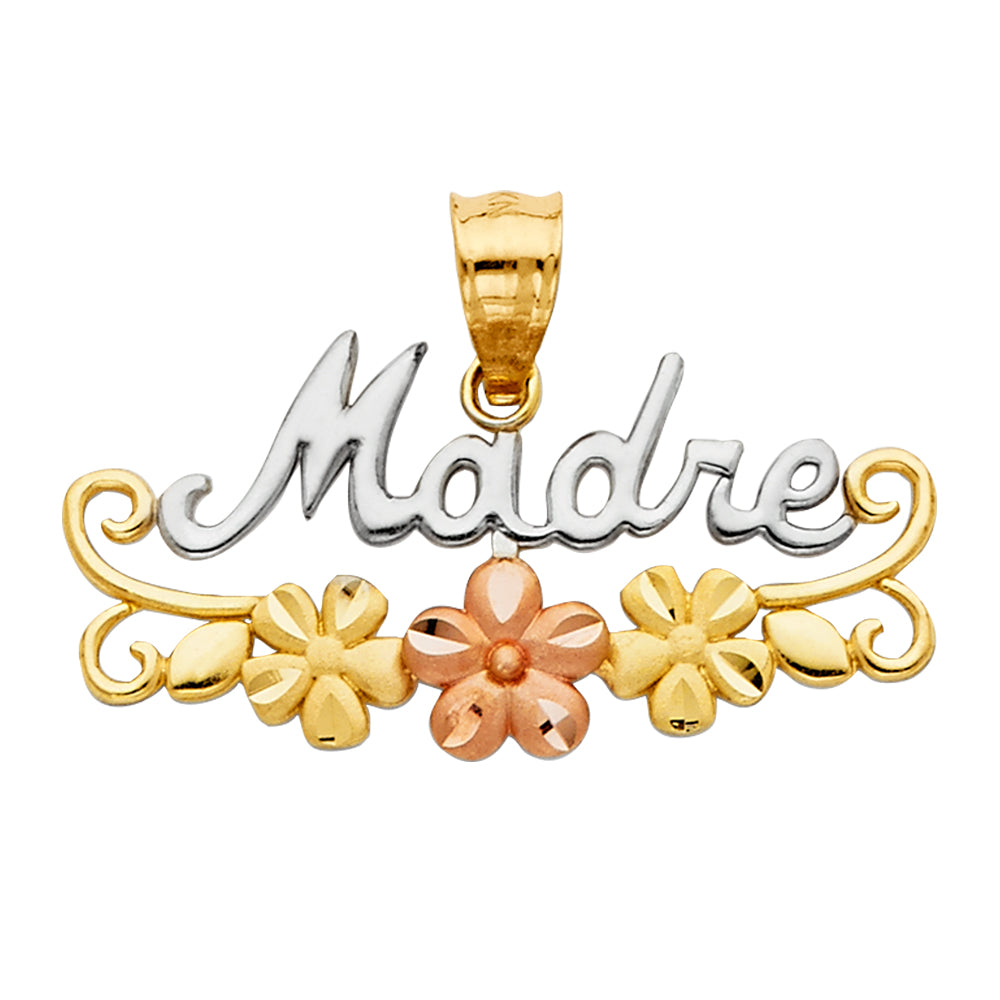 14K 3C MADRE PENDANT