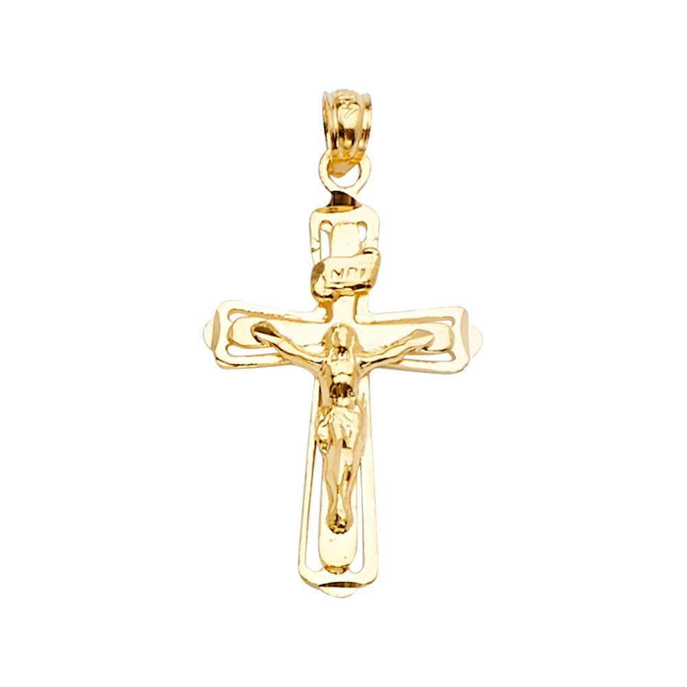 14KY Crucifix Cross Pendant