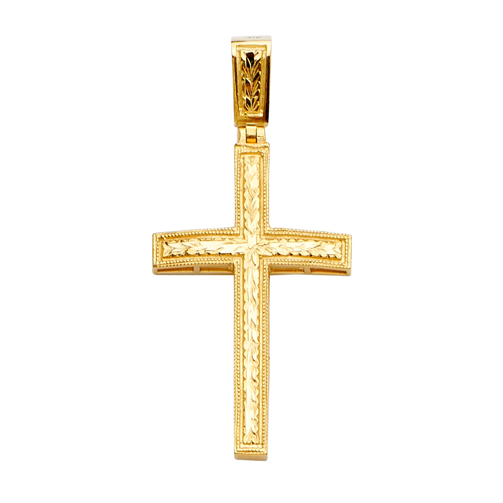 14KY CROSS PENDANT