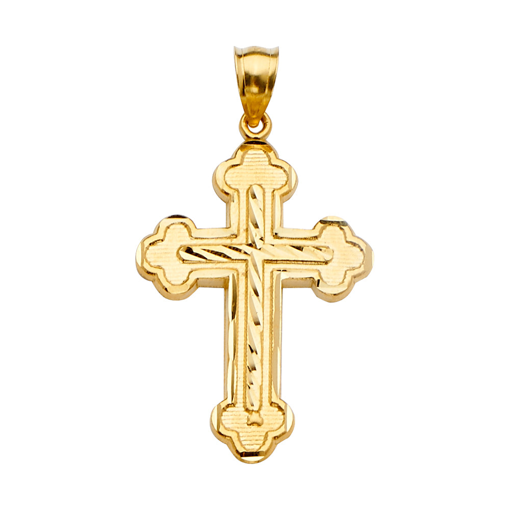 14KY CROSS PENDANT