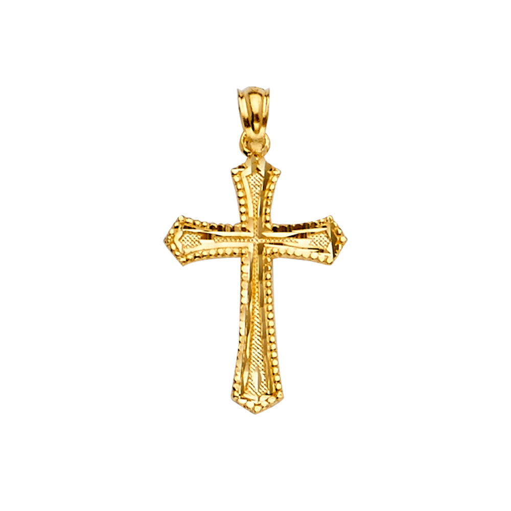 14KY CROSS PENDANT