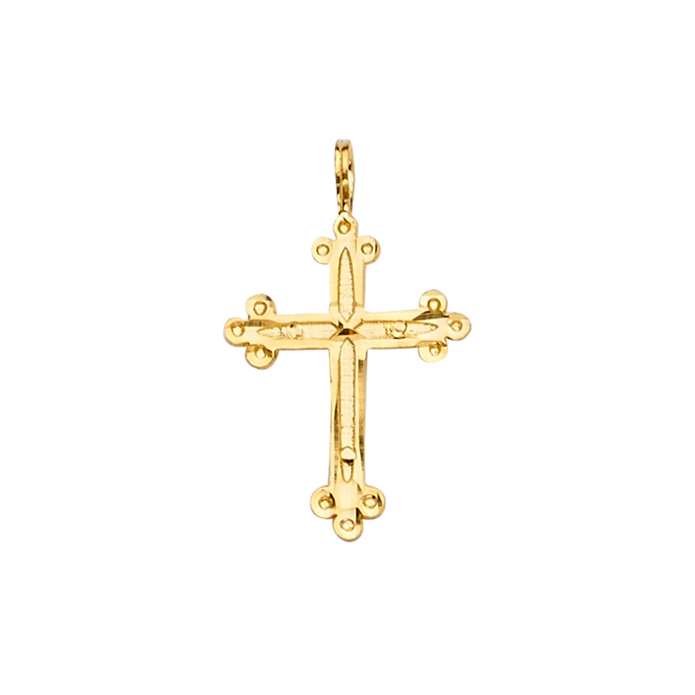 14KY CROSS PENDANT