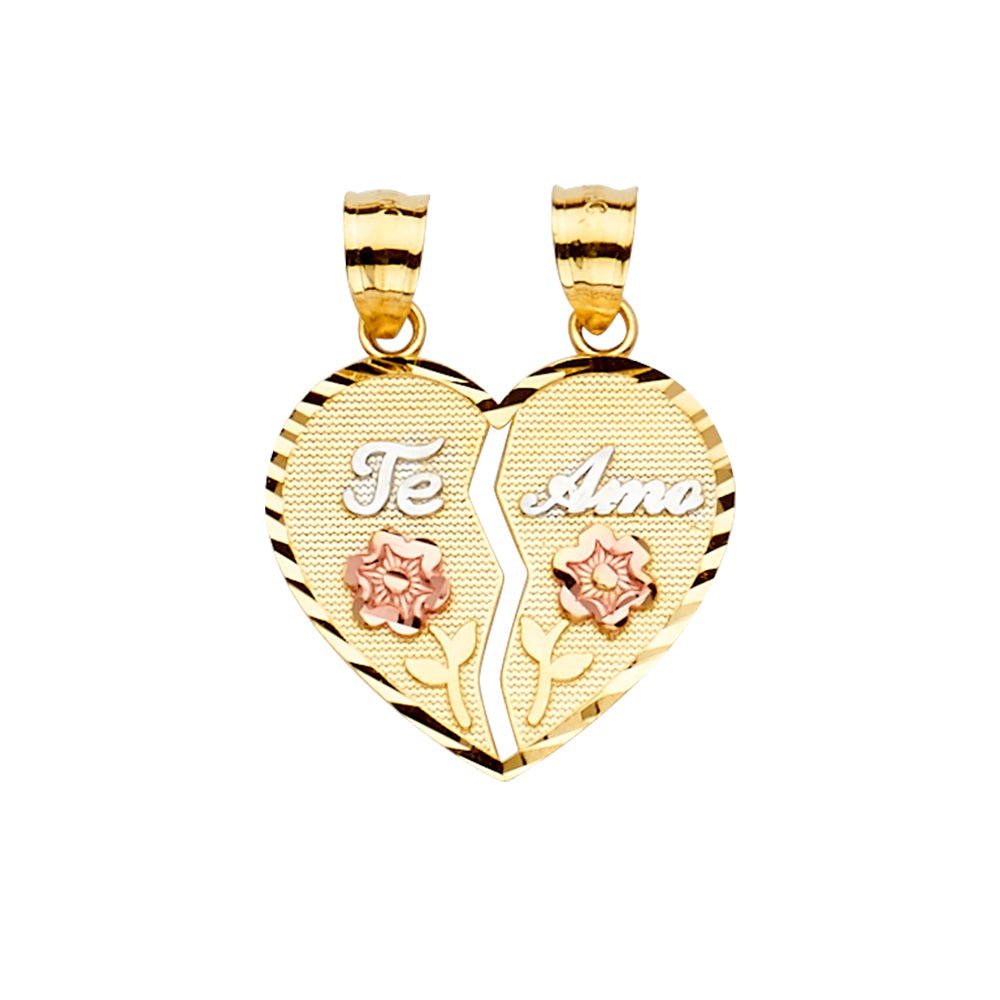 14K 3C TeAmo Pendant