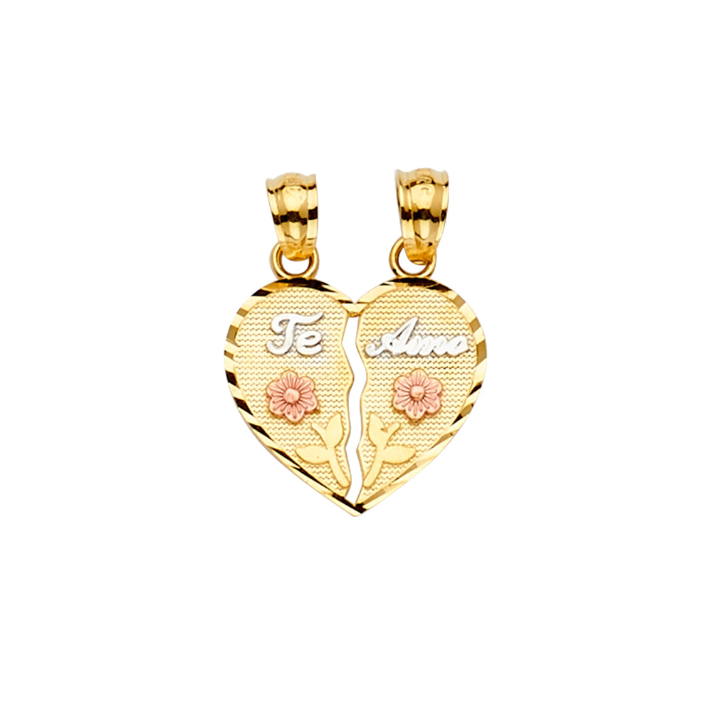 14K 3C TeAmo Pendant