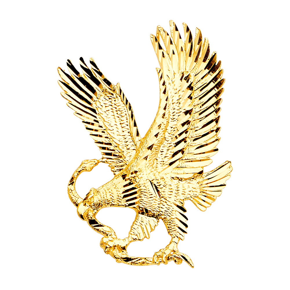 14KY EAGLE PENDANT