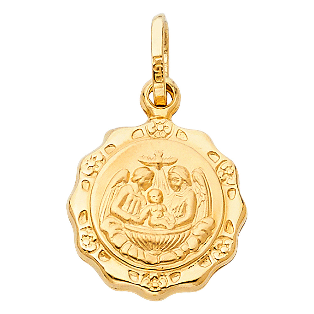 14KY BAPTISM PENDANT Big and Small