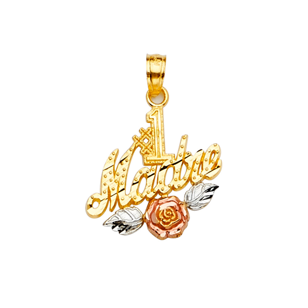 14K 3C MADRE PENDANT