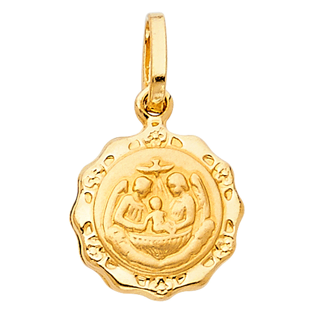 14KY BAPTISM PENDANT Big and Small