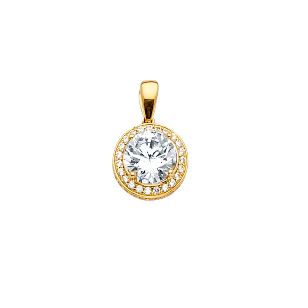 14KY CZ Pendant / Set