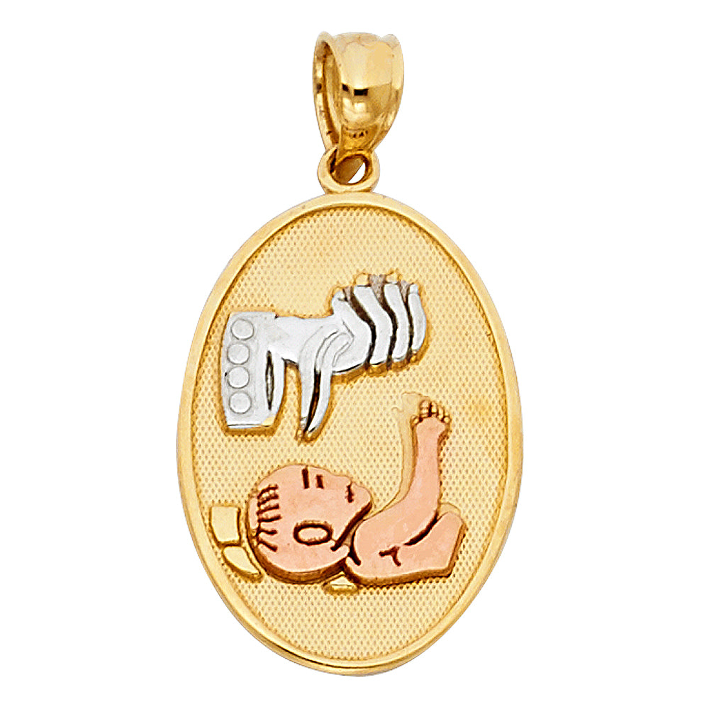 14K 3C BAPTISM PENDANT