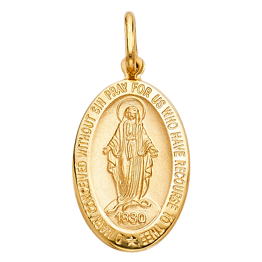 14KY MIRACULOUS MEDAL
