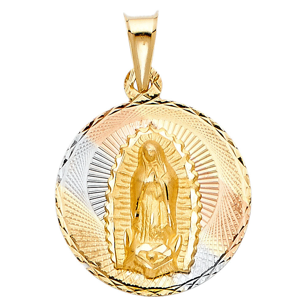 14KT RELIGIOUS STAMP PENDANT