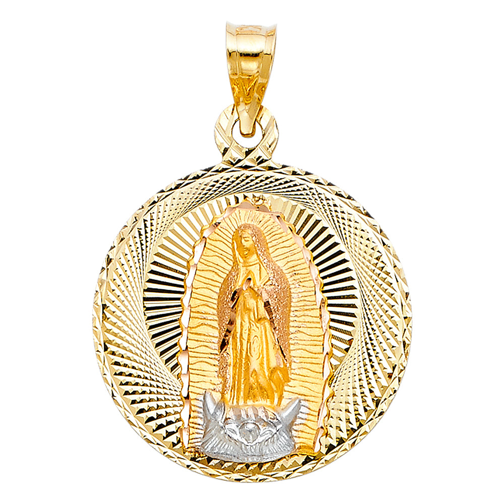 14KT RELIGIOUS STAMP PENDANT