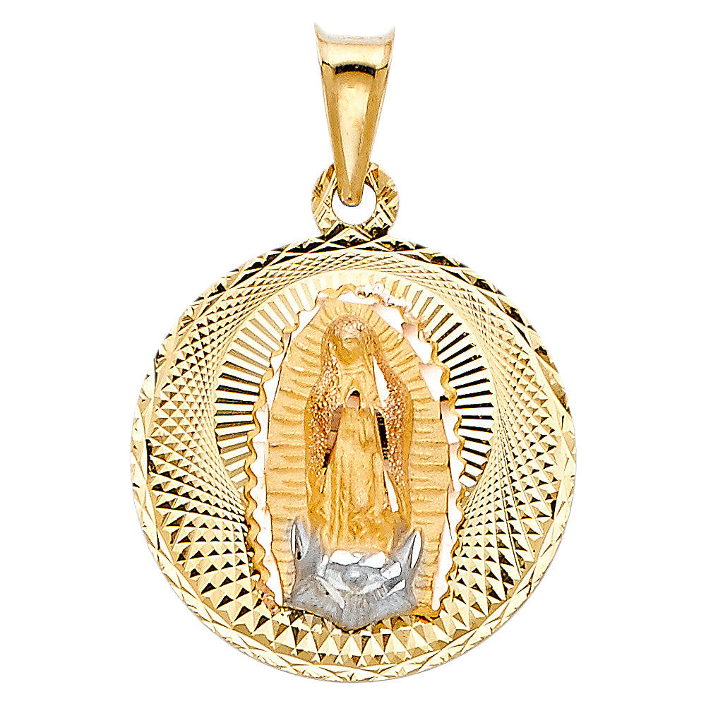 14KT RELIGIOUS STAMP PENDANT