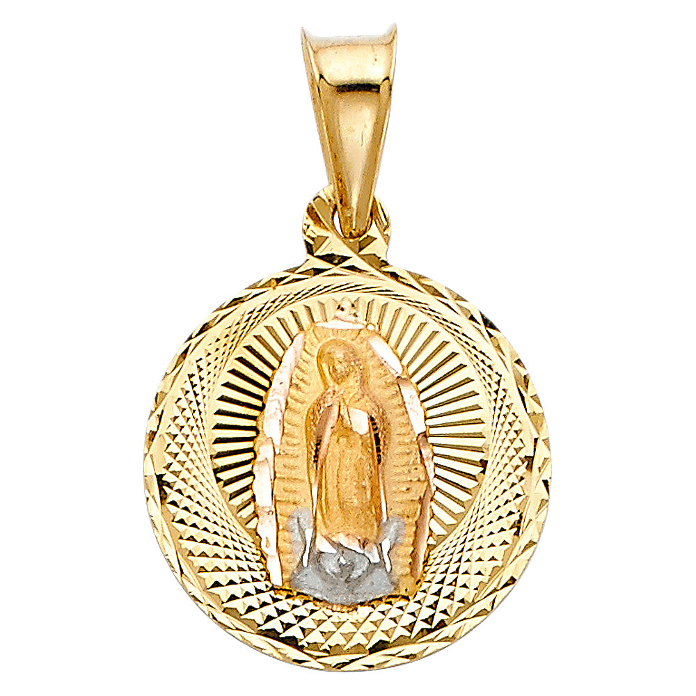 14KT RELIGIOUS STAMP PENDANT