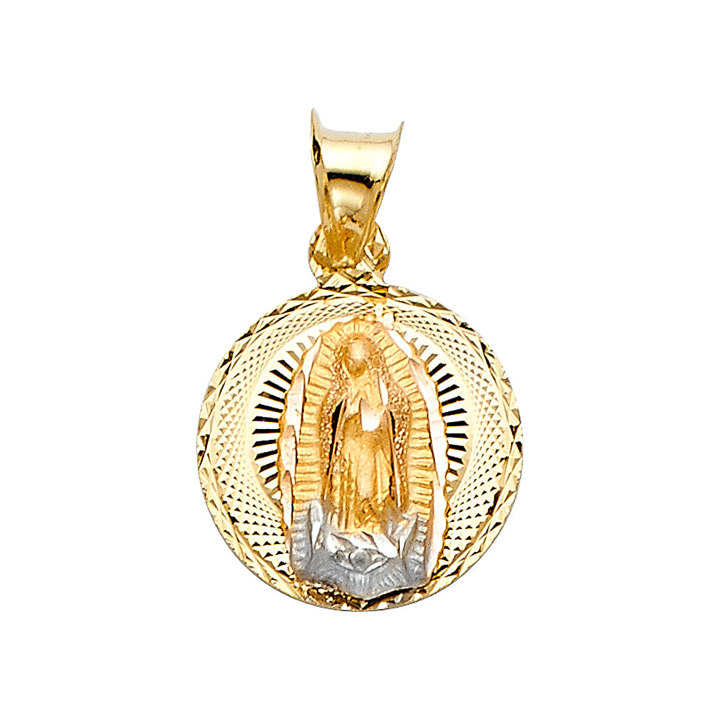 14KT RELIGIOUS STAMP PENDANT