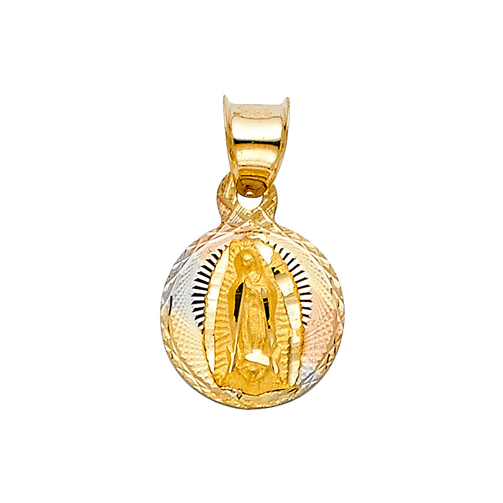 14KT RELIGIOUS STAMP PENDANT