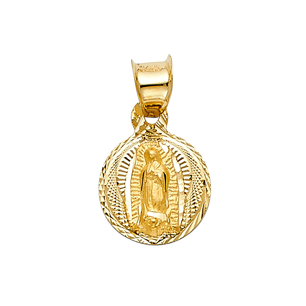 14KT RELIGIOUS STAMP PENDANT
