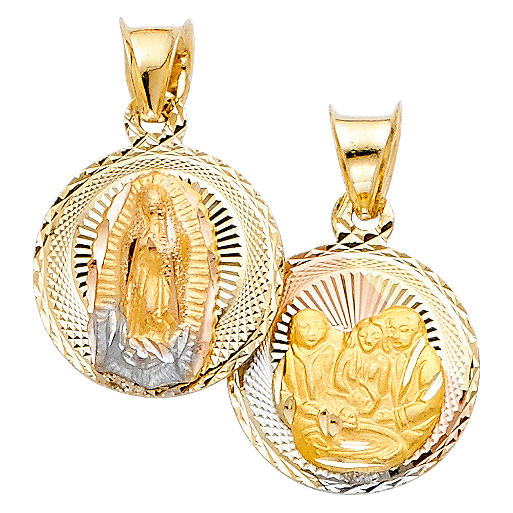 14KT RELIGIOUS STAMP PENDANT