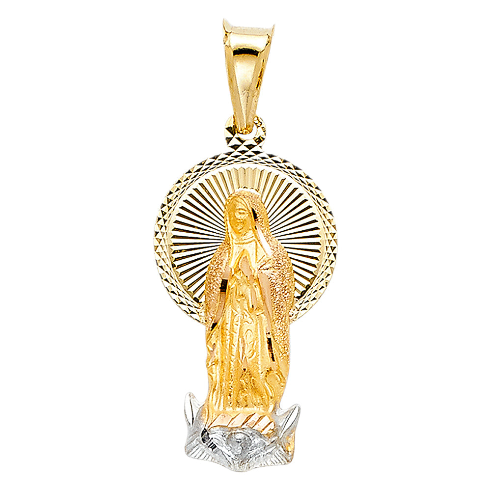 14KT RELIGIOUS STAMP PENDANT