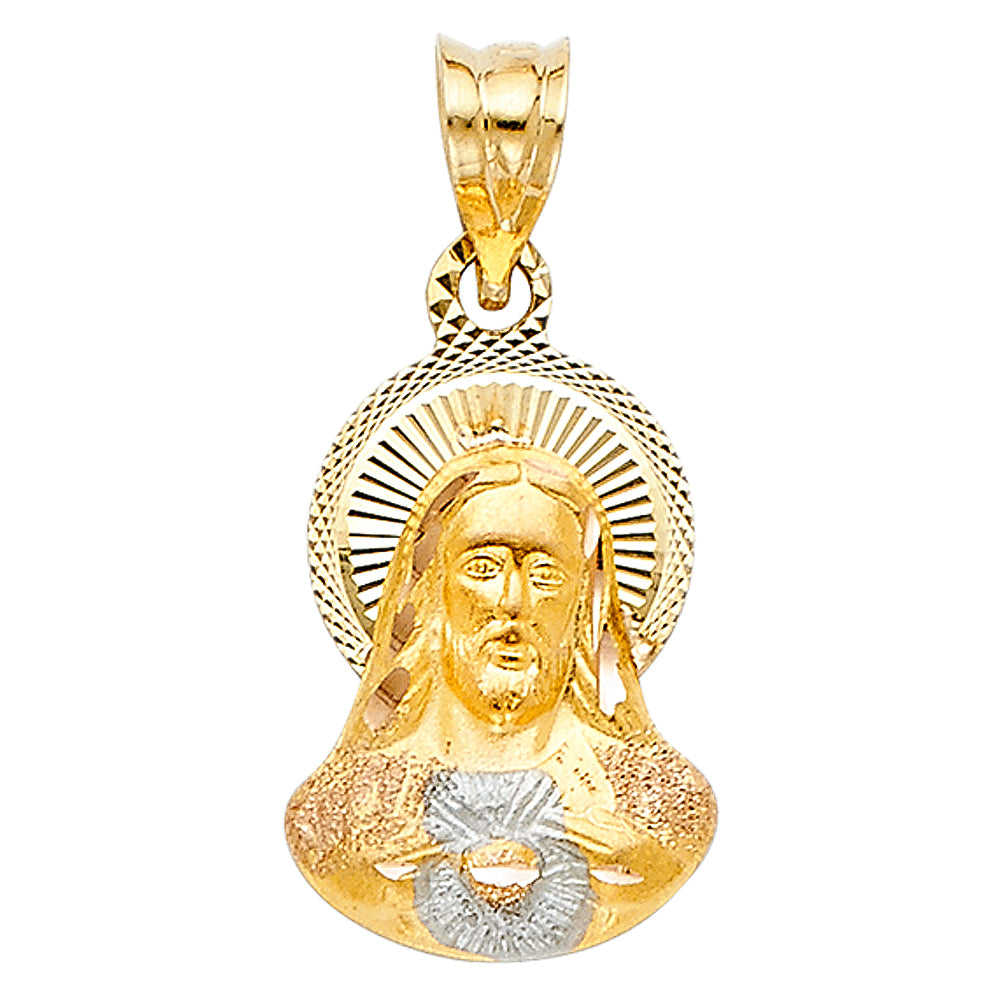 14KT RELIGIOUS STAMP PENDANT
